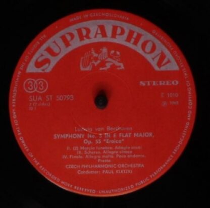 Supraphon SUA ST 50793 - Symphony No. 3 Eroica - Image 4
