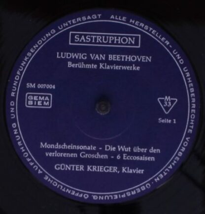Sastruphon SM 007 004 - Berühmte Klavierwerke - Image 3