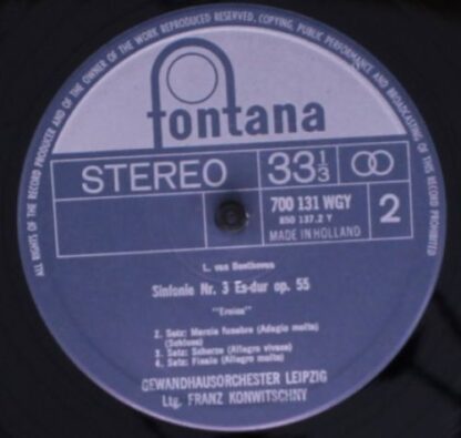 Fontana K 71 BA 600 - Sämtliche Sinfonien Gewandhausorchester Le - Image 6