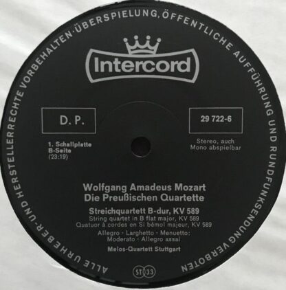 Intercord 29 722-6 Z/1-2 - Die preussischen Quartette - Image 4