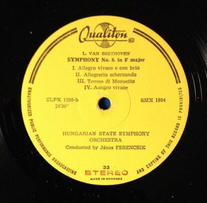 Qualiton LPX 1200 - Symphonies No. 1 And No. 8 - Image 4