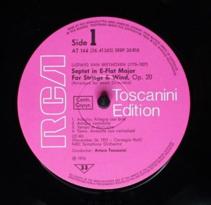 RCA Victrola AT 144 - Ludwig van Beethoven- Arturo ToscaniniAnd - Image 3