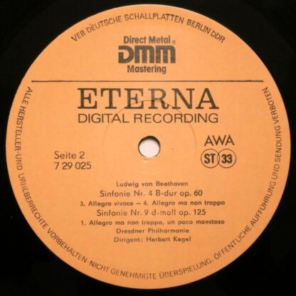 Eterna 7 25 025-026 - Sinfonie Nr. 4 B-dur Op. 60 / Sinfonie Nr. - Image 6