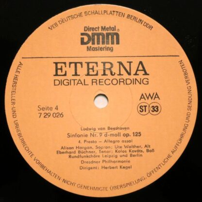 Eterna 7 25 025-026 - Sinfonie Nr. 4 B-dur Op. 60 / Sinfonie Nr. - Image 8