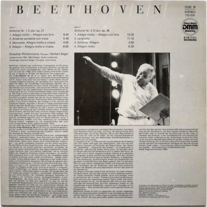 Eterna 725 020 - Sinfonie Nr. 1 C-dur Op. 21 / Sinfonie Nr. 2 D- - Image 2