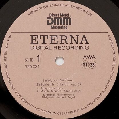 Eterna 7 25 021 - Sinfonie Nr. 3 Es-dur Op. 55 Eroica - Image 3