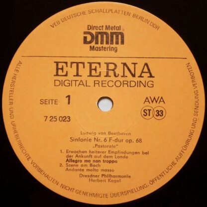 Eterna 7 25 023 - Sinfonie Nr. 6 F-dur Op. 68 Pastorale - Image 3