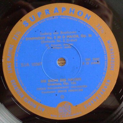 Supraphon SUA 10367 - Symphony No. 2 D Major, Op. 36 - Die Weihe - Image 4