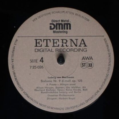 Eterna 7 25 025 - Sinfonie Nr. 4, Sinfonie Nr. 9 - Image 7