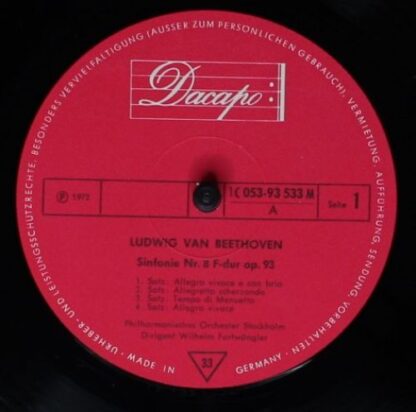 Dacapo 1 C 053-93 533 - Sinfonie Nr. 8 F-Dur Op.93 - Leonoren Ou - Image 3