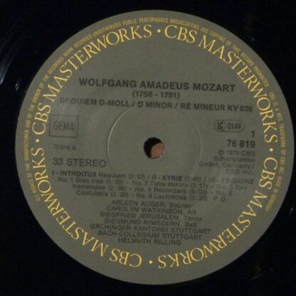 CBS 76819 - Requiem Kv. 626 - Image 3