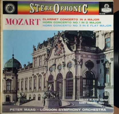 London Records CS 6178 - Clarinet Concerto In A Major / Horn Con