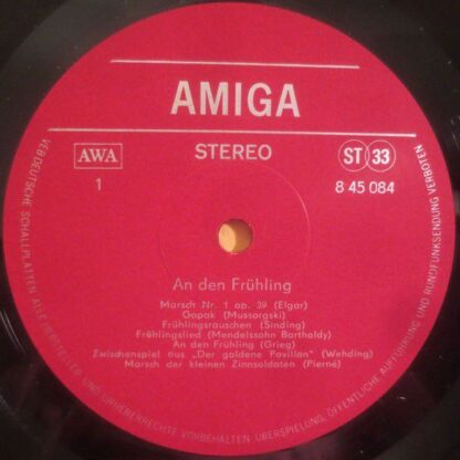 Amiga 8 45 084 - An Den Frühling - Image 3