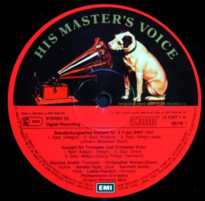 His Master's Voice 15 5357 1 - Bach: Brandenburg Concerto No. 2 - Image 3
