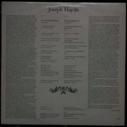 Eterna 8 26 339 - Haydn - Die Jahreszeiten -  Die Schöpfung - Image 2