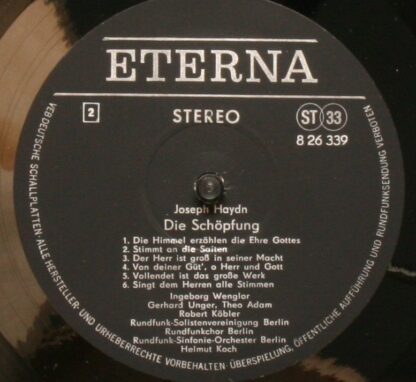 Eterna 8 26 339 - Haydn - Die Jahreszeiten -  Die Schöpfung - Image 4