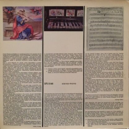 Hungaroton LPX 11 468 - Five Divertimenti For Harpsichord And St - Image 2