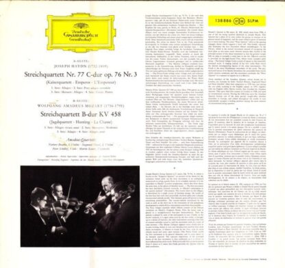 Deutsche Grammophon 138 886 SLPM - Kaiserquartett (Emperor) / Ja - Image 2