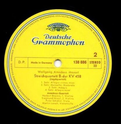 Deutsche Grammophon 138 886 SLPM - Kaiserquartett (Emperor) / Ja - Image 4