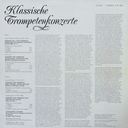 Eterna 8 27 656 - Klassische Trompetenkonzerte - Image 2