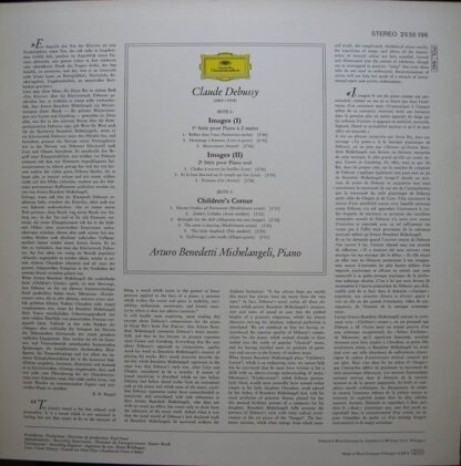 Deutsche Grammophon 2530 196 - Images I/II · Children's Corner - Image 2