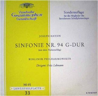 Deutsche Grammophon K 73 140 - Sinfonie Nr. 94 G-dur (Mit Dem Pa