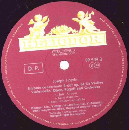 HELIODOR 89 509 - Konzert Für Violoncello Und Orchester B-dur / - Image 4