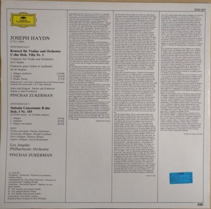 Deutsche Grammophon 2530 907 - Violinkonzert Nr. 1 • Violin Conc - Image 2