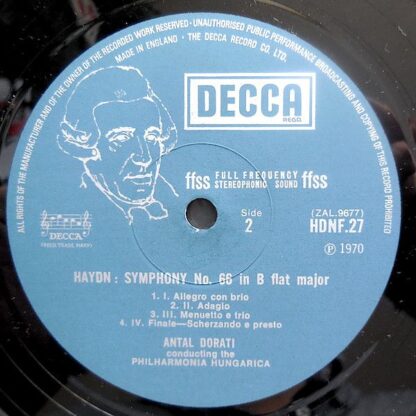 DECCA HDNF 27 - 30 - Haydn, The Symphonies, Symphonies 65 - 72 - Image 6