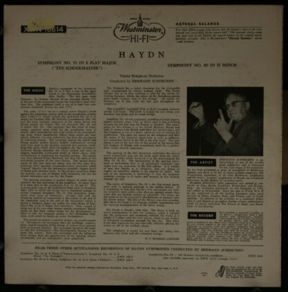 Westminster XWN 18614 - Symphony No. 55 in E Flat Major ("The Sc - Image 2