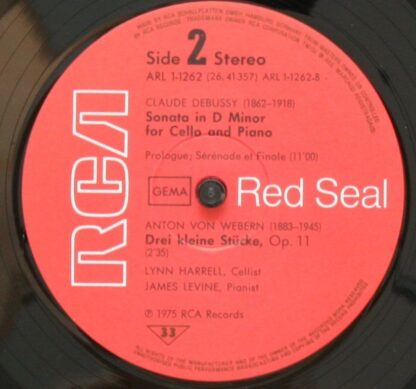 RCA Red Seal ARL1-1262 - Sonata In C, Op. 119 / Sonata / Drei Kl - Image 4