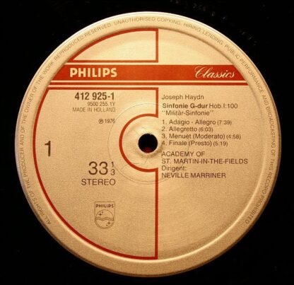 Philips Classics 412 925-1 - Symphonies: No. 100 "Military" & No - Image 3