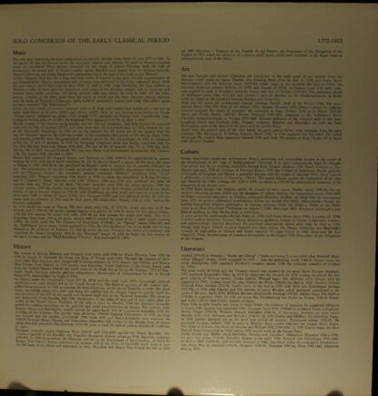 Telefunken Ste LP 074 479 - Solokonzerte Der Frühklassik Um 1770 - Image 3