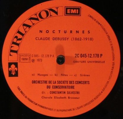 Trianon C 045-12178 - La Mer / Nocturnes - Image 3