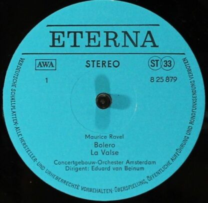 Eterna 8 25 879 - Bolero / La Valse / La Mer - Image 3