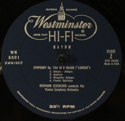 Westminster XWN 18327 - London Symphonies No. 103 And 104 - Image 4