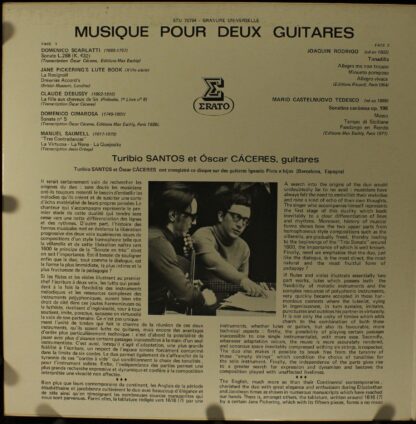 Erato STU 70794 - Musique Pour Deux Guitares - Image 3