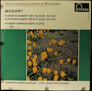 Fontana 695 076 KL - Flötenkonzert Nr. 1 G-Dur, KV 313/ Flötenko