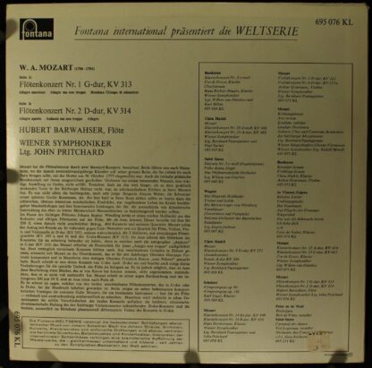 Fontana 695 076 KL - Flötenkonzert Nr. 1 G-Dur, KV 313/ Flötenko - Image 2