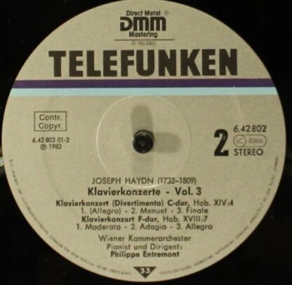 Telefunken 6.42802 AZ - Klavierkonzerte - Piano Concertos - Conc - Image 3