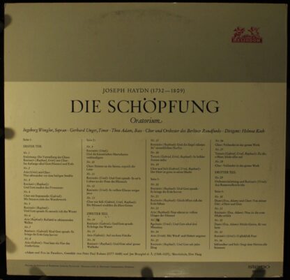 HELIODOR 89 577 - Die Schöpfung Oratorium - Image 2