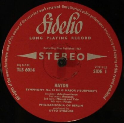 Fidelio TLS 6014 - 'Surprise' & 'Military' - Haydn Symphonies - Image 3