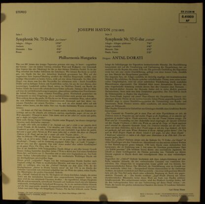 DECCA 6.41809 - Die Jagd La Chasse / Oxford Symphonie - Image 5