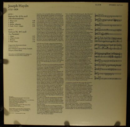 ETERNA Edition 8 27 313 - Sinfonien Nr. 45 Fis-Moll (Abschiedssi - Image 2