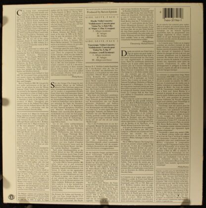 CBS Masterworks Digital IM 37796 - Haydn: Violin Concerto No. 1 - Image 2