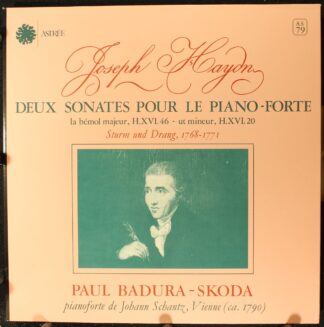 Astree AS 79 - Deux Sonates Pour Le Piano-Forte (La Bémol Majeur