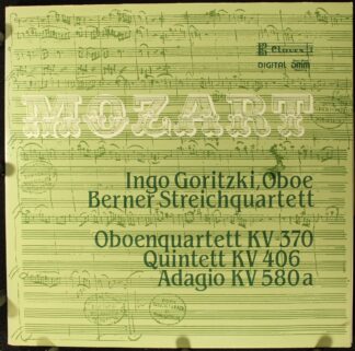 Claves D 8406 - Oboenquartett KV 575, Quintett KV 406, Adagio KV