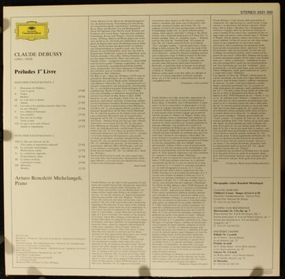 Deutsche Grammophon 2531 200 - Préludes • Volume 1 - Image 2