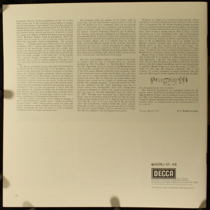 DECCA HDNJ 41 - 46 - Symphonies 93 - 104 - Image 4