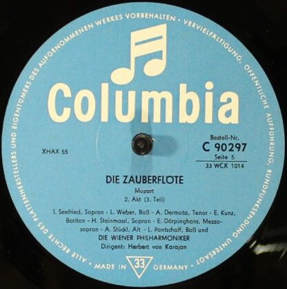 Columbia C 90 296 / 98 - Die Zauberflöte - Image 5